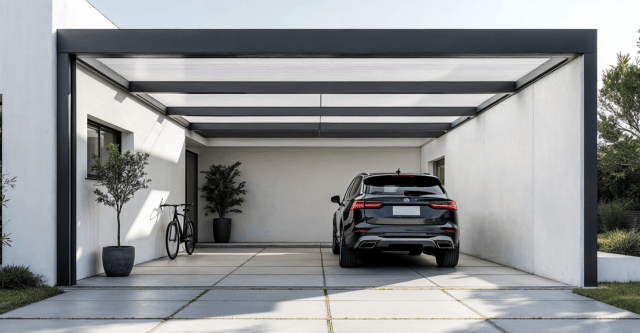 Aluminium of hout: de beste keuze voor een carport