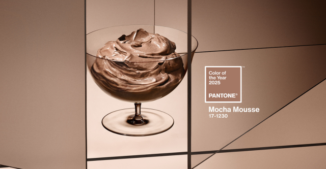 Dé PANTONE kleur van 2025: 17-1230 Mocha Mousse