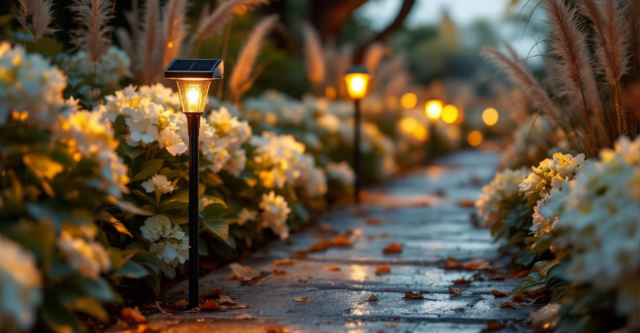De 7 populairste soorten solar tuinlampen