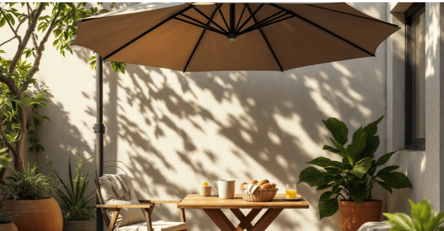 Waarom een zweefparasol de ideale keuze is voor je tuin
